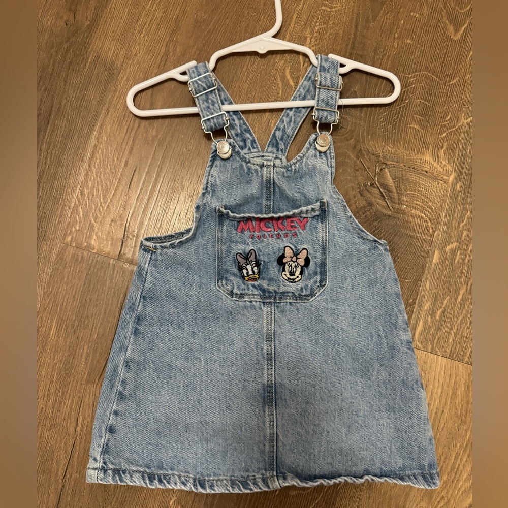 2-3 ZARA GIRLS Mickey Jumper Dress